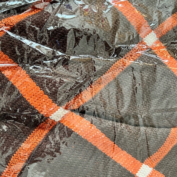 COPY - NWOT Women’s brown & orange Shawl - Picture 2 of 3